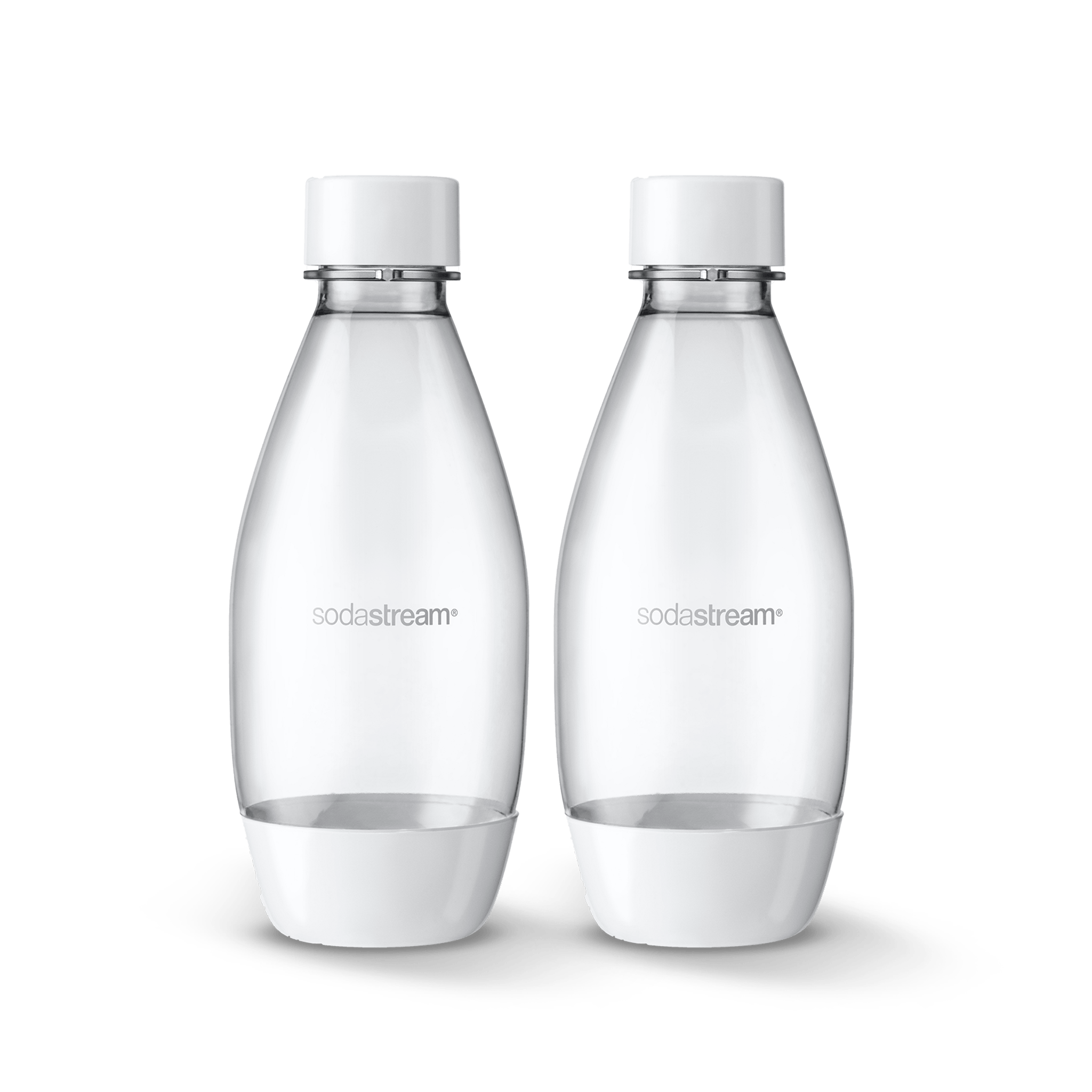 0.5 L White Bottles Twin Pack sodastream