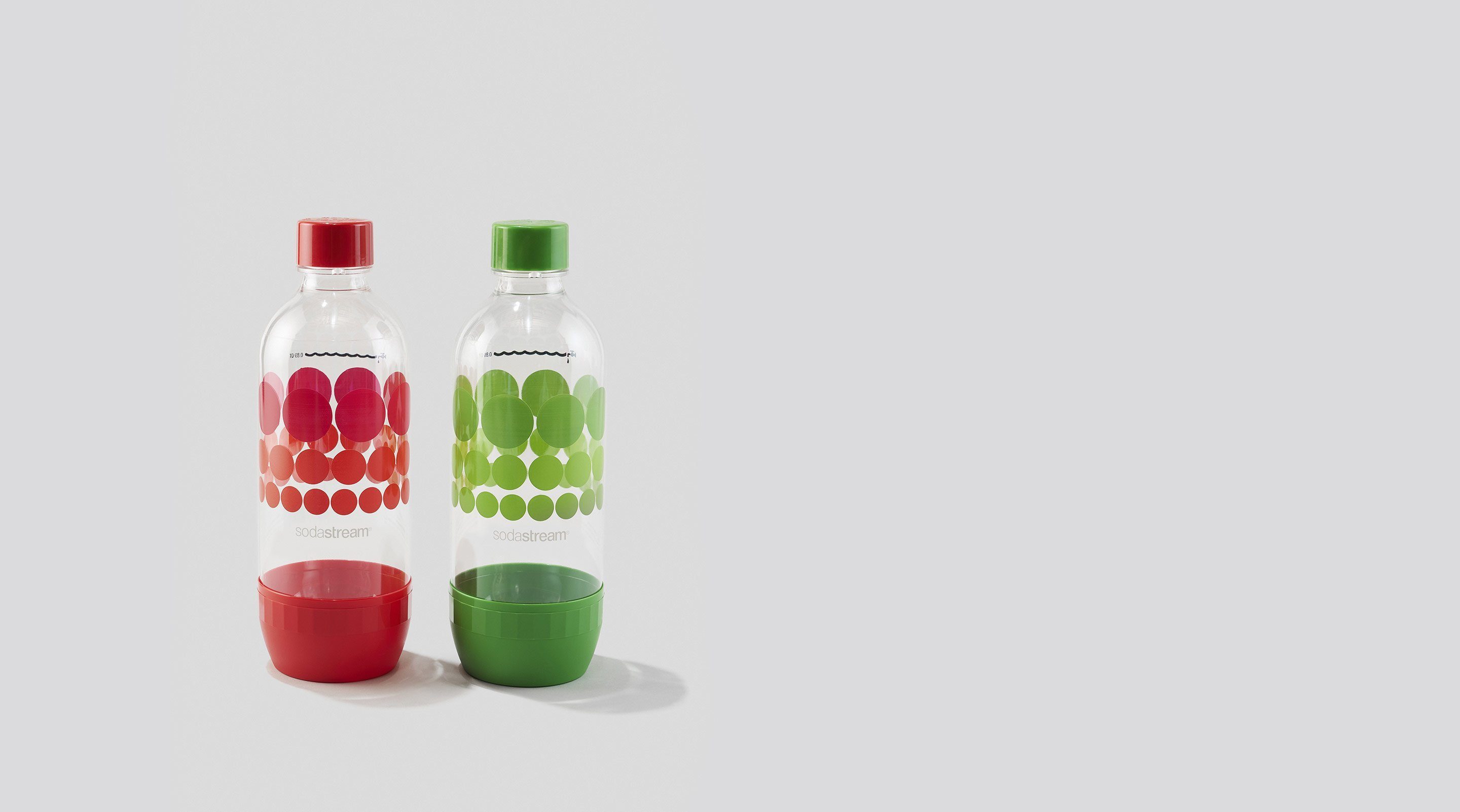 1 L Red & Green Bottles